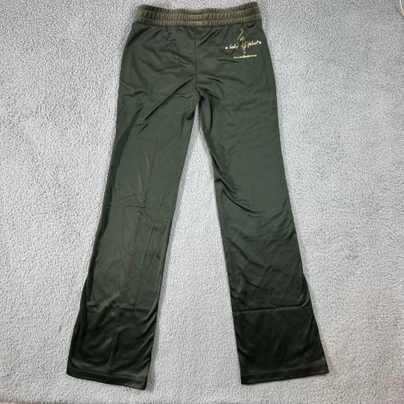 Baby Phat Women's Size S Green Velour Track Pants Athletic Flare Pants VTG NWT - Picture 4 of 12